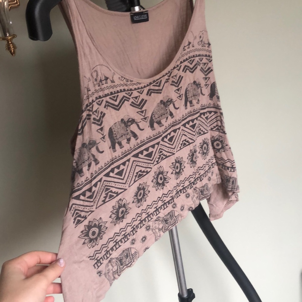 Patterned Flowy Tank - Picture 2 of 4